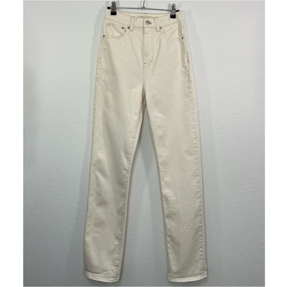 Madewell The Tall '90s Straight Jean in Vintage Canvas size 25‎ - Picture 2 of 7